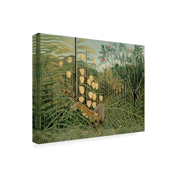 Henri Rousseau 'In The Tropical Forest' Canvas Art,18x24